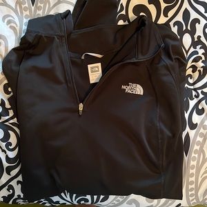 Black womens The North Face quarter zip